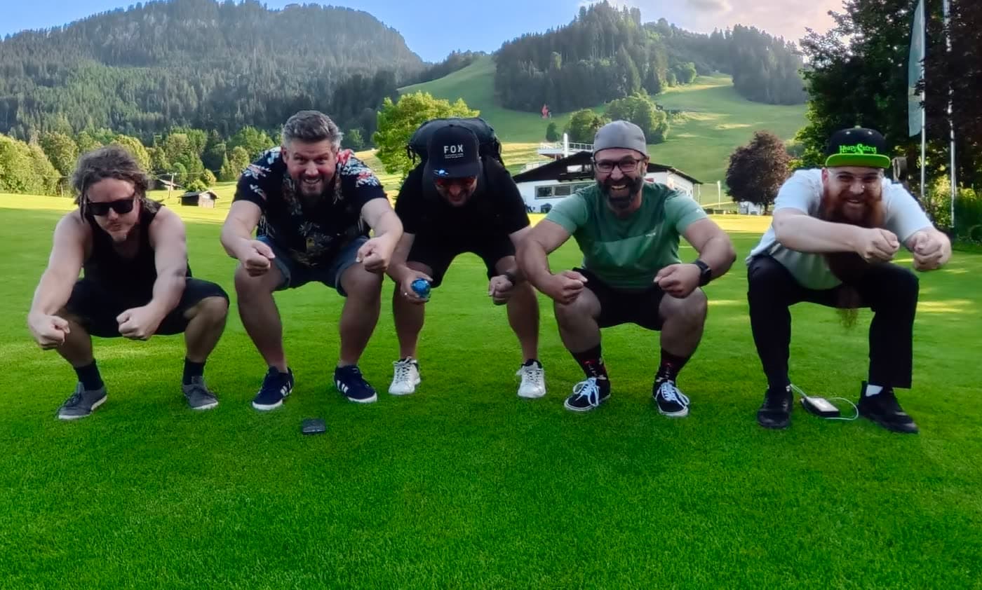 Die Band abseits der Bühne, Sommer 2026 in Tirol